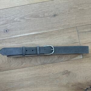 Banana Republic Gray Suede Women's Belt Medium